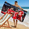 Union Berlin Spieler Print Strandtuch, Großes Weiches Schnelltrocknendes Handtuch für Strand Camping Schwimmen