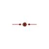 Rakhi For Brother and Bhabhi Traditional Flower Lumba Designer Fancy Bracelet On Rakshabandhan Traditional RKLM28