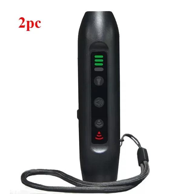Ultrasonic Pet Dog Repellent, Portable Handheld Anti Bite and Anti Barking Drive Stick with LED Flashlight Pet Repellent