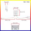 Waterproof DC12V/2A EU Power Adapter For Surveillance CCTV Security Cameras AHD Camera DVR NVR Input AC100V-240V 5.5mm*2.1mm