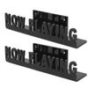 2PCS Now Playing Vinyl Record Stand Wall Mount Acrylic Album Record Holder Floating Book Shelves for Album Covers