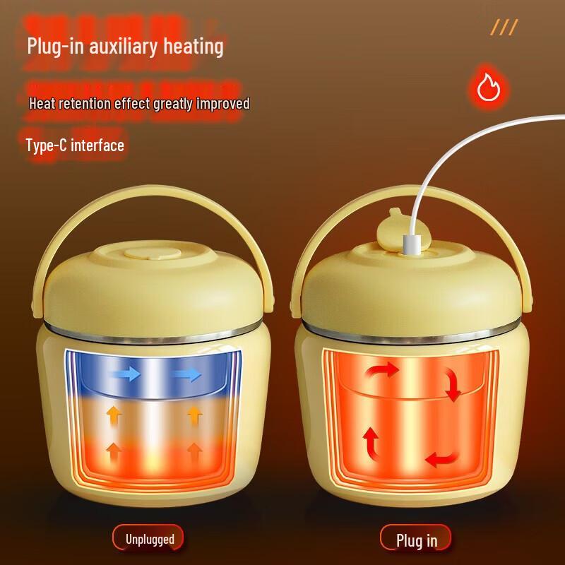 CAMUZ 316 Stainless Steel Portable Vacuum Insulated Food Container