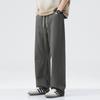 Spring and summer Lyocell Tencel American trend loose straight wide-leg pants men's retro casual pants men