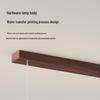 Oeny Linear Walnut Wood LED Pendant Light