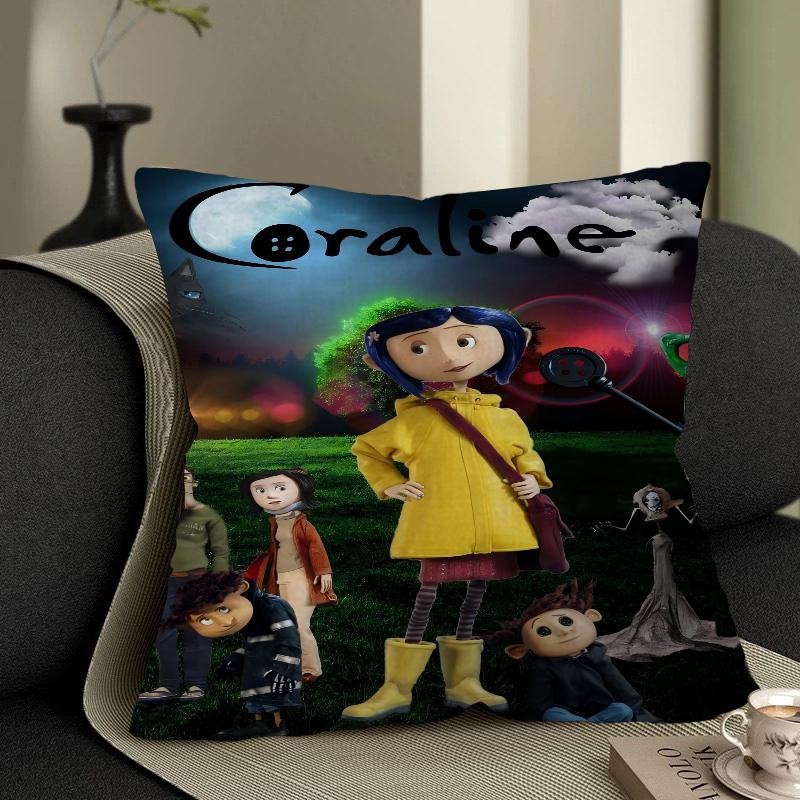 Coraline Cushion Cover 30x50 Polyester Sofa Cushions Decorative Throw Pillows Home Decoration Pillowcover