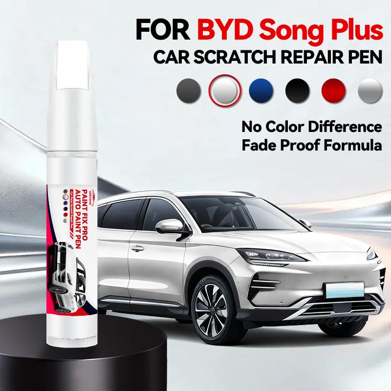 

Для BYD Song PLUS Автомобільний олівець для ремонту фарби Touch Up Видалювач подряпин DIY Автоаксесуари Білий WAZ Червоний BYC Чорний BBB Синій STD перлина білого кольору
