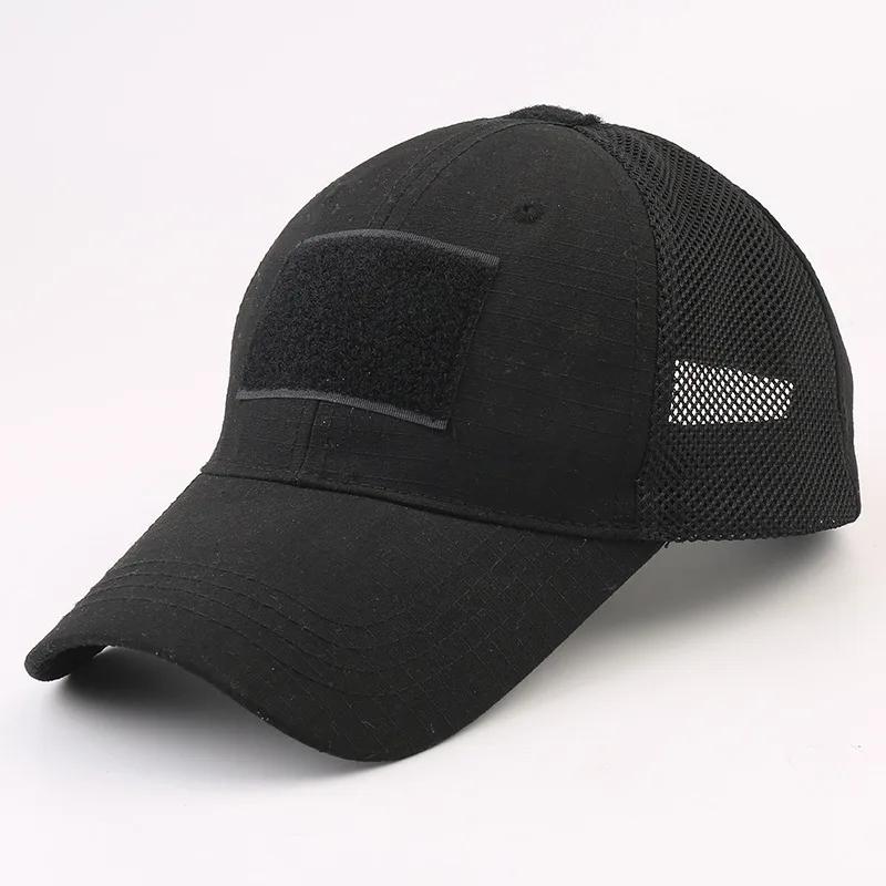Camouflage Outdoor Baseball Caps Mesh Tactical Hiking Fishing Sport Adjustable Snapback Contractor Dad Hats Men Women