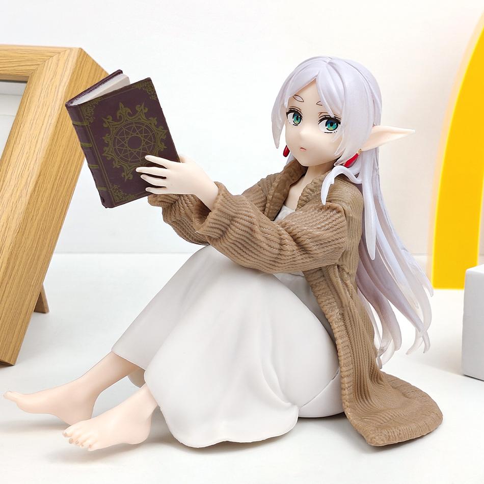 12cm Frieren Beyond Journey's End Anime Action Figure Desktop Cute Night-suit Action Figure Figurine Collection Model Doll Toy