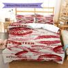 SEVENTEEN Pattern Bedding,Quilt Set Quilt Cover Pillowcase Home Birthday Gift (1 * duvet cover + 2 * pillowcase, without core)