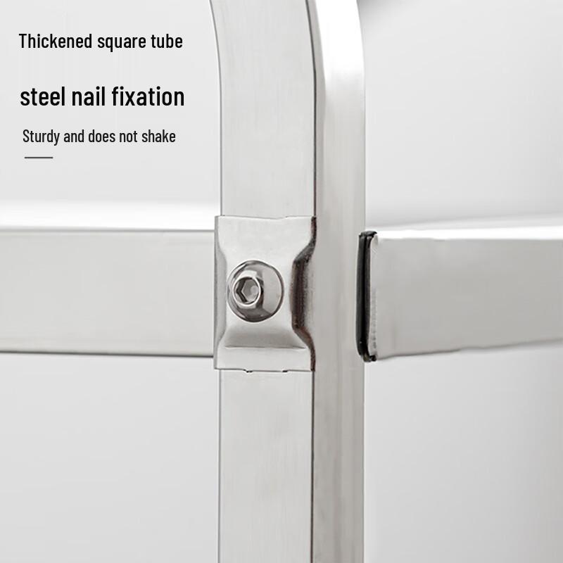 Edo Stainless Steel 3-Tier Mobile Service Cart