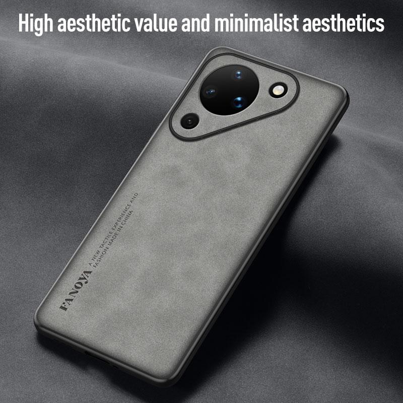 Luxury Business Man Phone Case for Huawei Pura 90 Pro Max / 90 Pro / 90 Sheepskin Leather All-inclusive Shockproof Back Cover