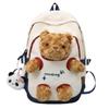 Korean-Style Cute Casual Backpack: Niche Design, Large Capacity, Fashionable Summer Schoolbag