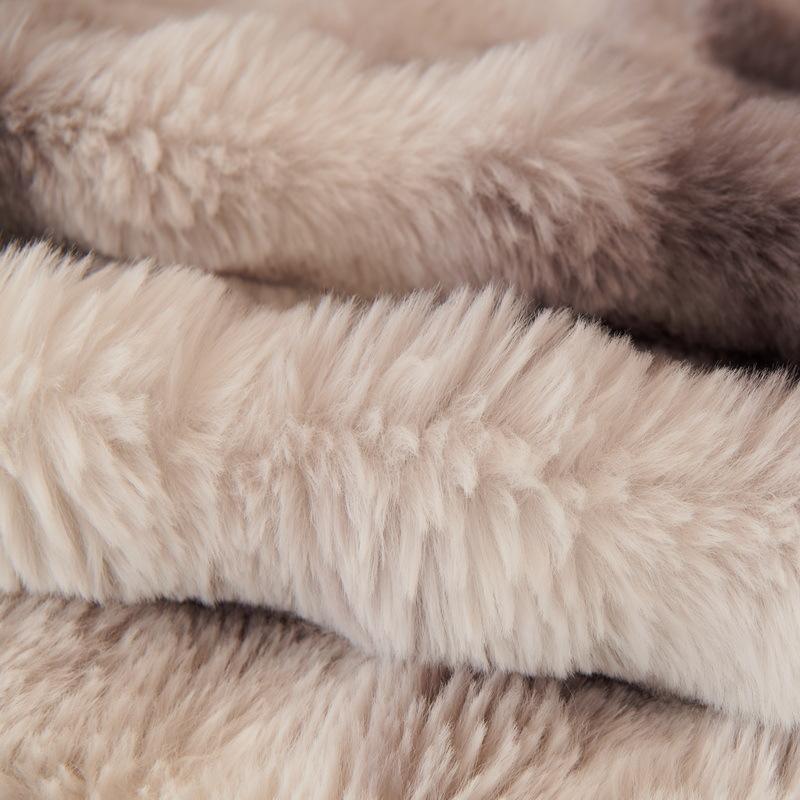 Rabbit Plush Sofa Cover Cloth Winter Anti-slip Sofa Cover New Anti-cat Scratch Winter Warm Sofa Towel