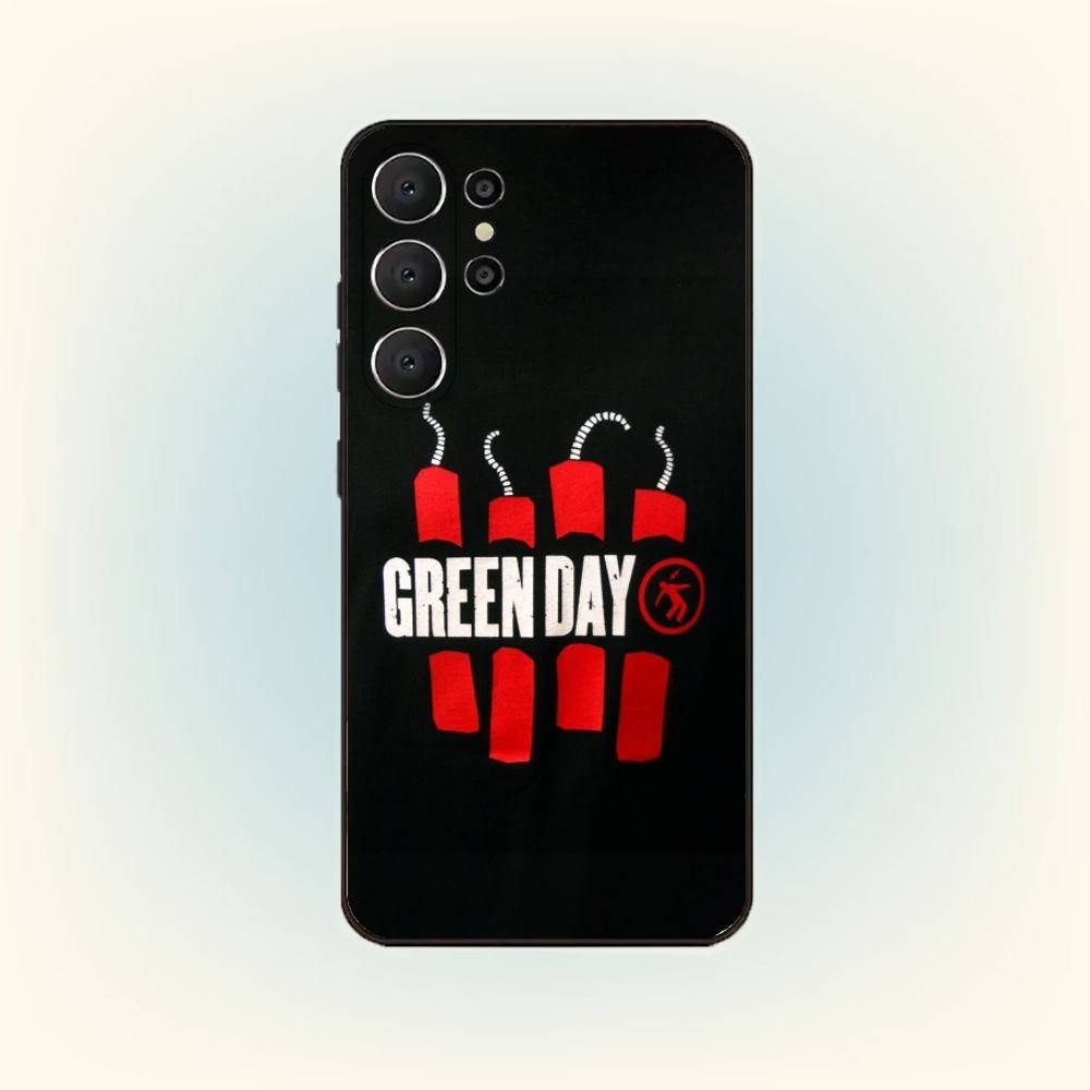 

G-Green D-Day Band Phone Case For Samsung S26,S25,S24,S21,S22,S23,S30,Ultra,S20,FE,Lite,10,9,Black Cover Samsung S20fe