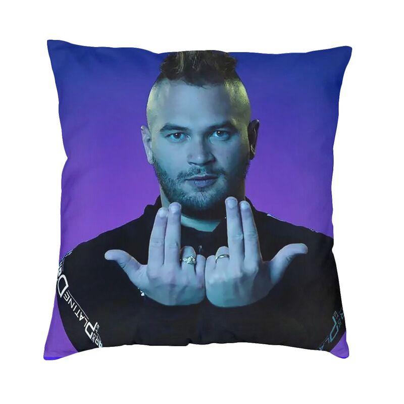 Jul Französischer Rapper Hip Hop Kissenbezug Doppelseitiger Druck Dekokissenbezug für Wohnzimmer Benutzerdefinierter Kissenbezug Heimdekoration