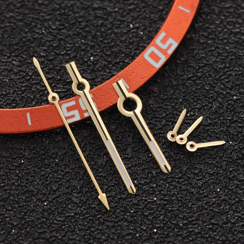 VK63 Watch Hands Fit For VK63 Quartz Movement Silver Rose Gold 6-Hands Green Luminous Watches Parts Pointer/Needle Accessories