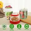 With Topping Yoghurt Pots Reusable Cereal Cup New Breakfast On The Go Cups  Office Workers