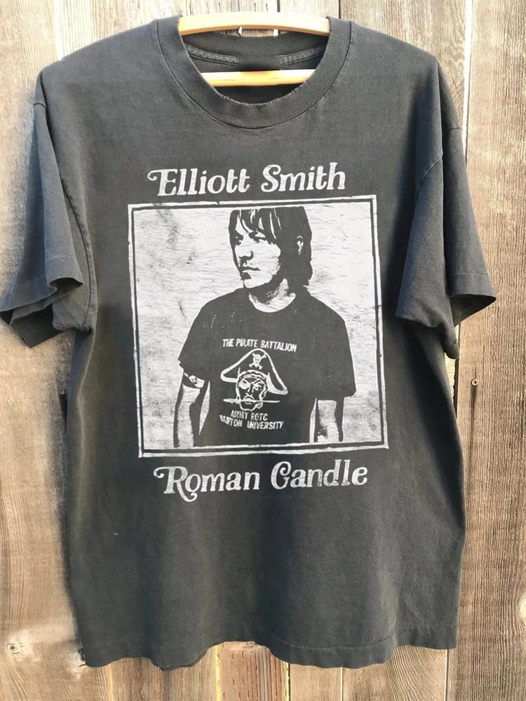 

Elliott Smith Roman Candle Short Sleeve T Shirt Full Size S-5XL Unisex T-Shirt XL