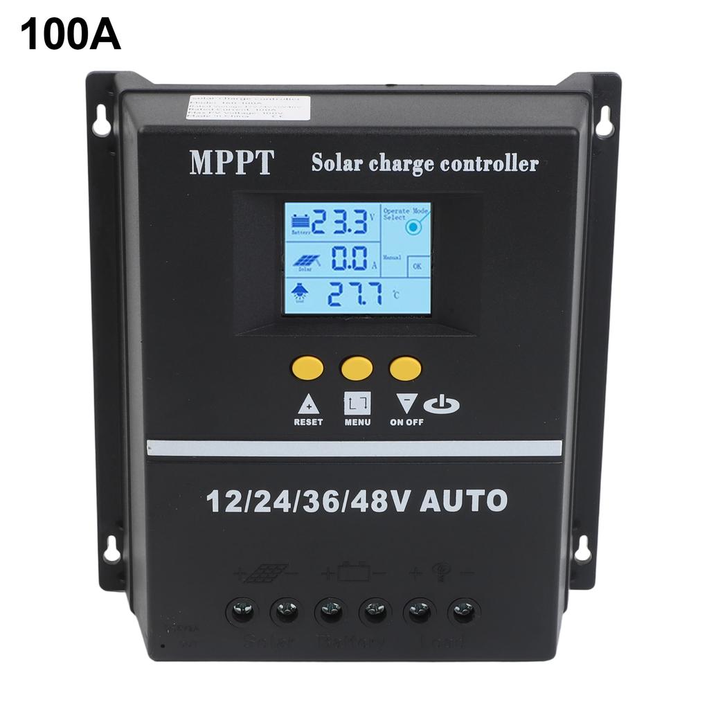 MPPT Solar Charge Controller Compatible with DC12V/24V/36V/48V Batteries Featuring User Centric Design Elements