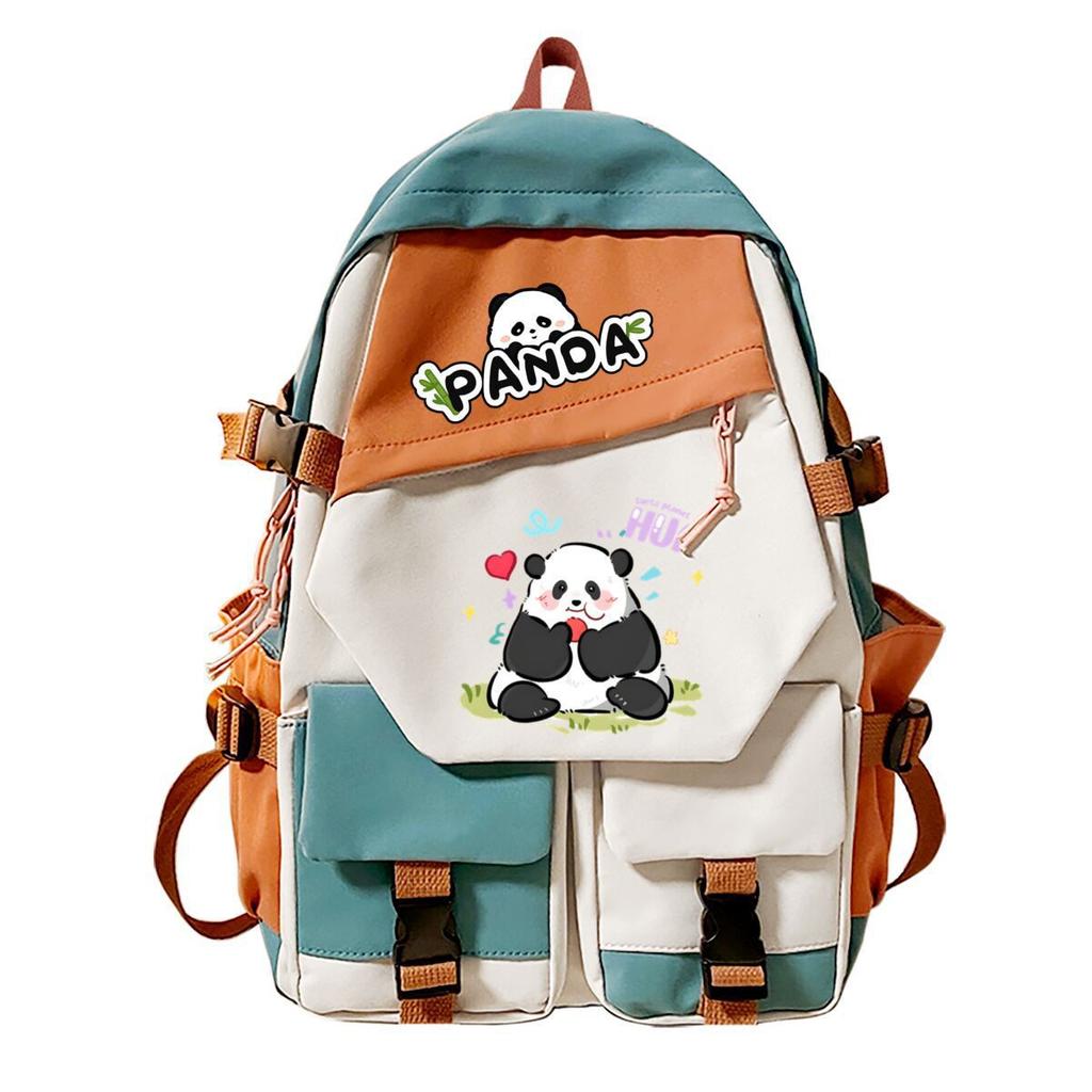 Panda Huahua Surrounding Super Cute Backpack Campus Male and Female Versatile Junior High School Students Elementary School Bags