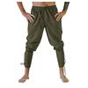 Summer Men's Medieval Stage Performance Casual Ankle Strap Pants