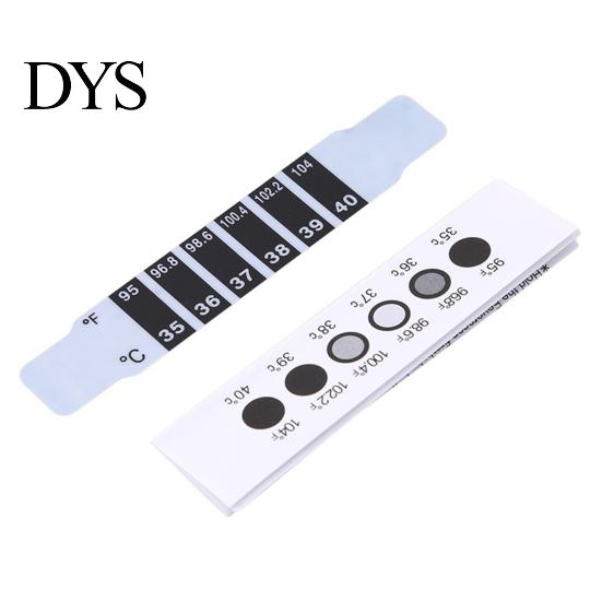 Temperature Measuring Stickers 10Pcs Test Accurate Digital Display Color-changing Reusable Body Convenient Adhesive Children Forehead Head Strips