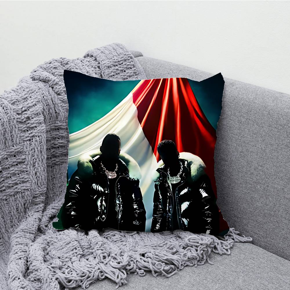 SANTANA MONEY GANG Sfera Ebbasta Throw Pillow Case For 45x45cm 55x55cm 30x30cm Square Car Pillowcase Home Bedchamber Decor Gift