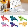 Yousheng 3D Printed Cat Articulated Cute Cat Fidget Toy Desktop Pet with Movable Joints Stress Relief Toy for Home Office Desk Classroom