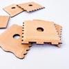 6-Piece Wooden Pottery Tool Set for Trimming, Shaping, and Sculpting Clay