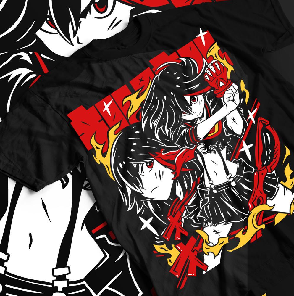 Kill La Kill Ryuko T-Shirt Girl Anime Ryuko Matoi Senketsu Waifu Shirt All Size