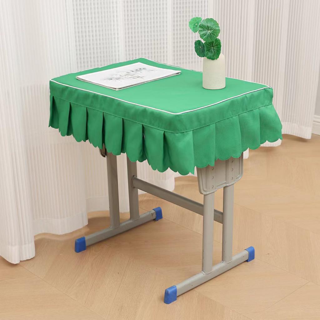 Primary School Tablecloth Classroom Desk Cover School Tablecloth 40 × 60 Single Blue Open Table Cover Student Table Cover