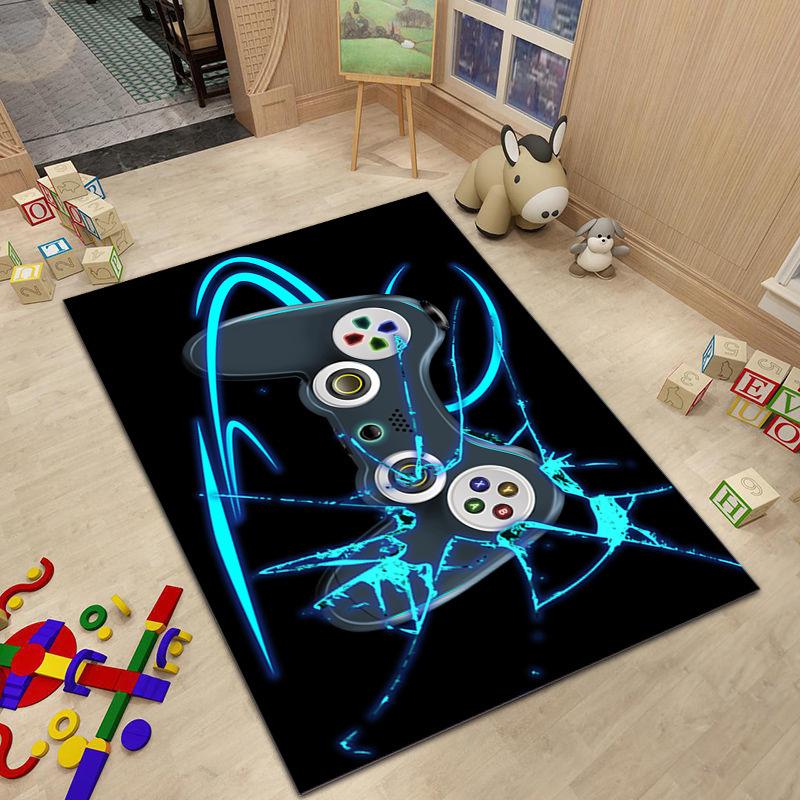 Patroon voor Gamer Controller voor Woonkamer Jongenskamer Grote Vloermat Kunstprint Huisgang Kinder Tapijt Decoratie Huis