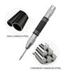 1inch Automatic Center Punch Spring Loaded Marker Wood Metal Glass Steel Press Dent Drill Location Hand Tool