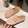 Thick-soled Inner Height-increasing Boken Shoes Women's Outer Wear Bag Head Half Slippers 2025 New Spring and Autumn One-pedal Lazy Slippers