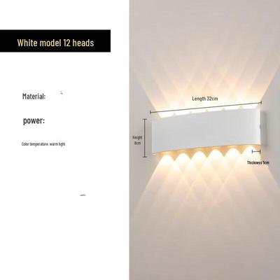 Lampada da Parete LED Versatile a 12 Teste