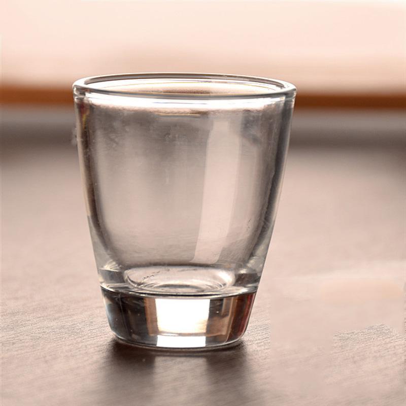 6pcs Set Spirits Shot Glasses Party Bar Club Drinking Tool Wedding Wine Cups 35ml Cocktail Pint Vodka Cups Transparent Drinkware