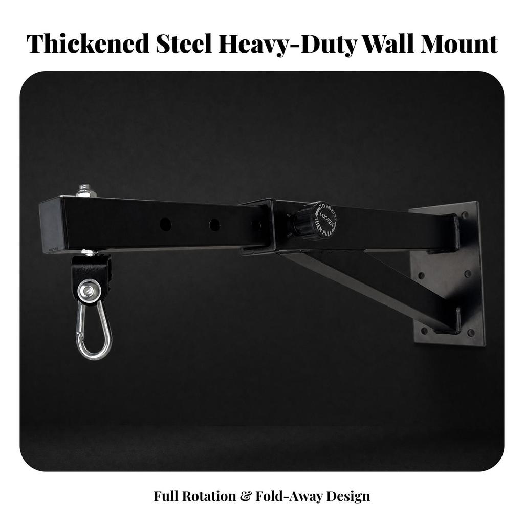 Triangular Support Heavy Bag Wall Mount Heavy-Duty for Garage, Home Gym Users