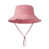 1pc Outdoor Sunshade Fringed Bucket Caps for Women,solid Color Beach,sun Protection Travel Foldable Hat for Men,multiple Color