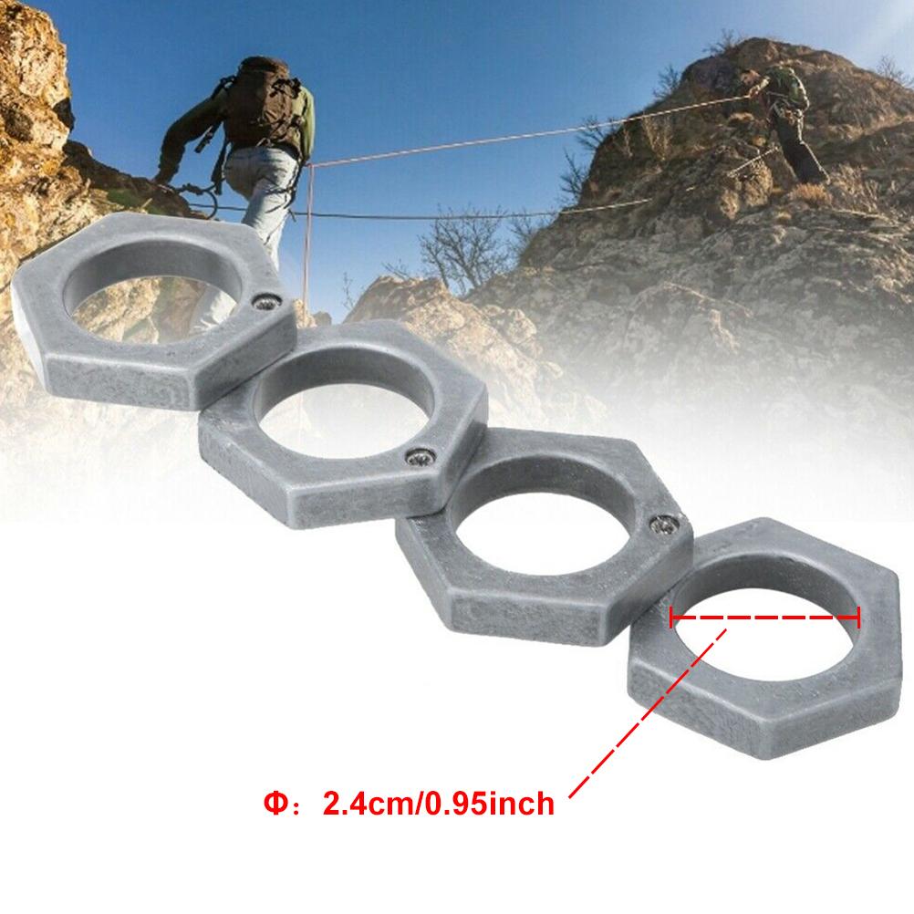 4 Pieces Hexagon or Circular Vintage Fabulous Ring for Women and Men Outdoor Finger Rings