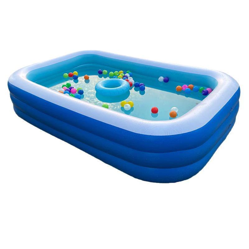 Inflatable Foldable Pool for Children and Adults - Perfect for Outdoor Summer Fun
