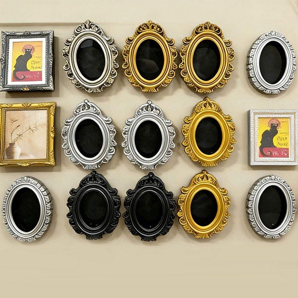 Mini-Fotorahmen aus Kunststoff Kühlschrankmagnet Fotografie-Hintergrunddekoration
