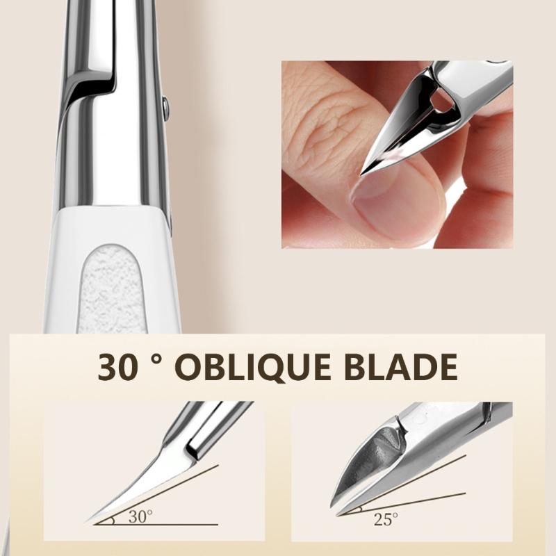 Toenail Cutter with Angled Blade for Precise Dead Skin Removal Pedicure Manicure Tool for Travel and Daily Care