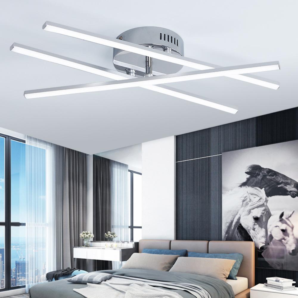 LED Ceiling Light 12W 24W Curved Design Ceiling Lamp Modern Living Room Lamp 6000K Cold White for Dining Room Bedroom Balcony