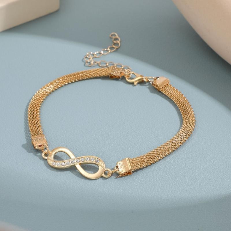 Kadınlar İçin Moda Bileklik Kelebek El Haç Charm Zincir Ayak Bacak Kız Bilek Bilezik Takı