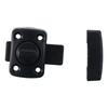 Rotate Bolt Door Lock Latch Black Gate Latches Portable Zinc Alloy Latch  Worker