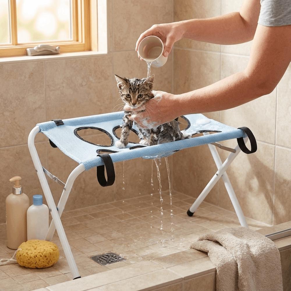 Carbon Steel Bracket Pet Grooming Hammock Detachable Pet Restraint Station Pet Grooming
