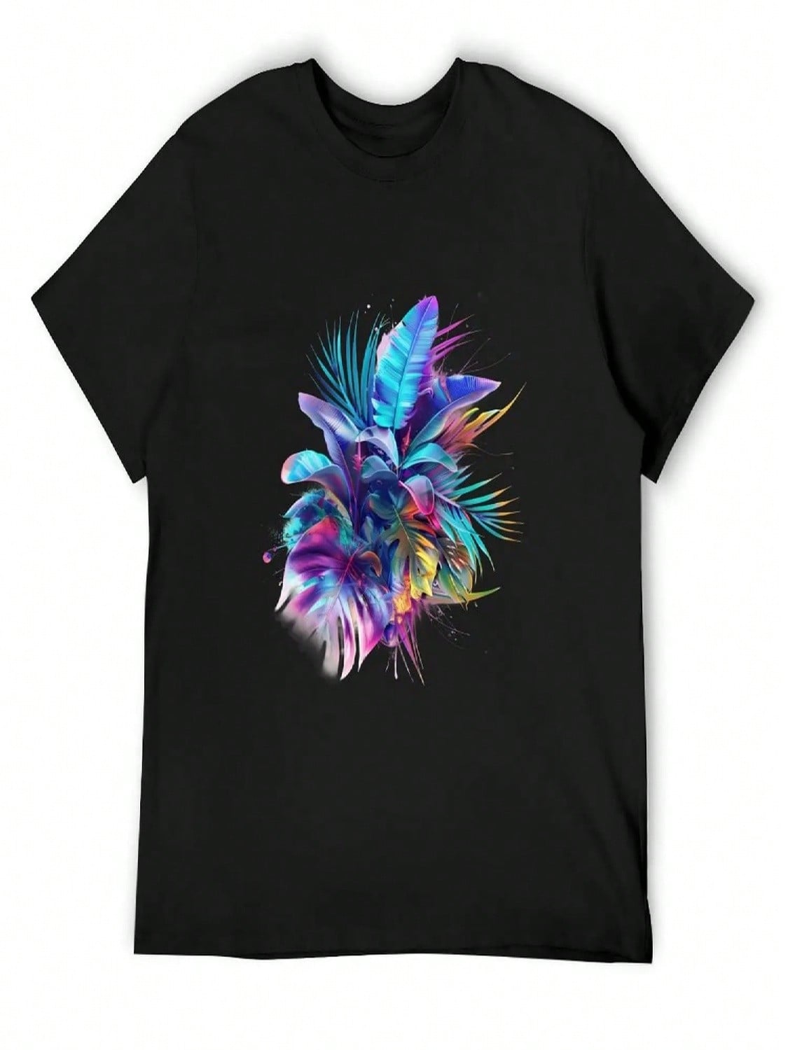 Cosmic Botanical Symphony T-Shirt Funny Meme T-Shirts Graphic T Shirt Vintage Tshirts Personalised unisex Clothing S разноцветный