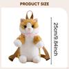 Cat Backpack, Functional Stuffed Animal Bag, Realistic Doll And Secure Storage for Women, Suitable