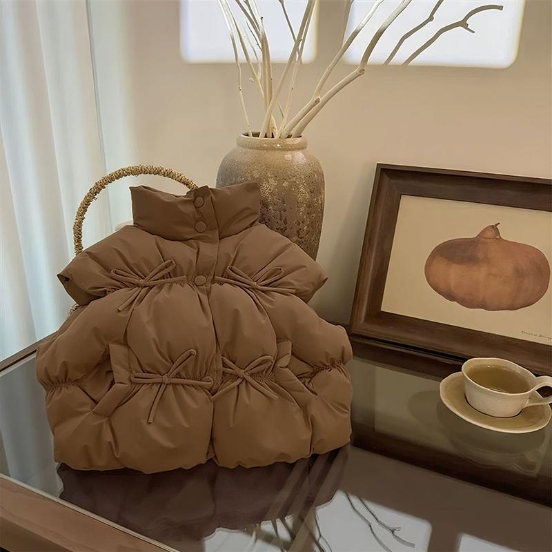 Baby Girls Vests Autumn Winter Korean Children's Down Waist Coats Winter Baby Warm Thick Vest