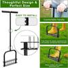 Lawn Aerator 14 Iron Spikes Manual Lawn Aerators Lawn Air Aerator Tool Gardening Hand Tools For Yard Lawn Aeration